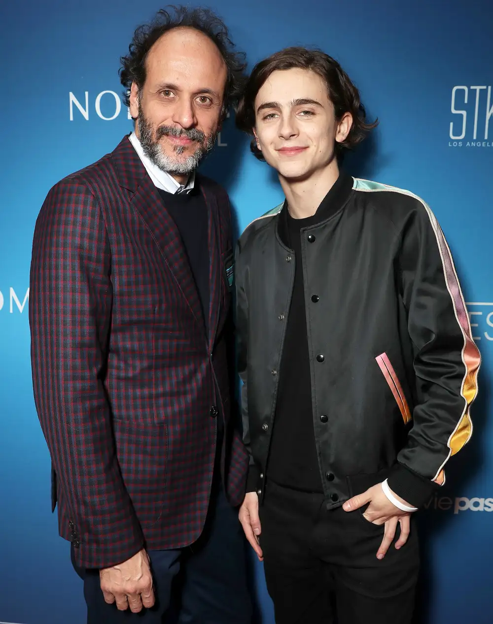 Luca Guadagnino and Timothee Chalamet