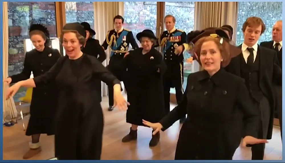 Olivia Colman Leads The Crown Cast in Dancing to Lizzo&rsquo;s Good as Hell in Costume