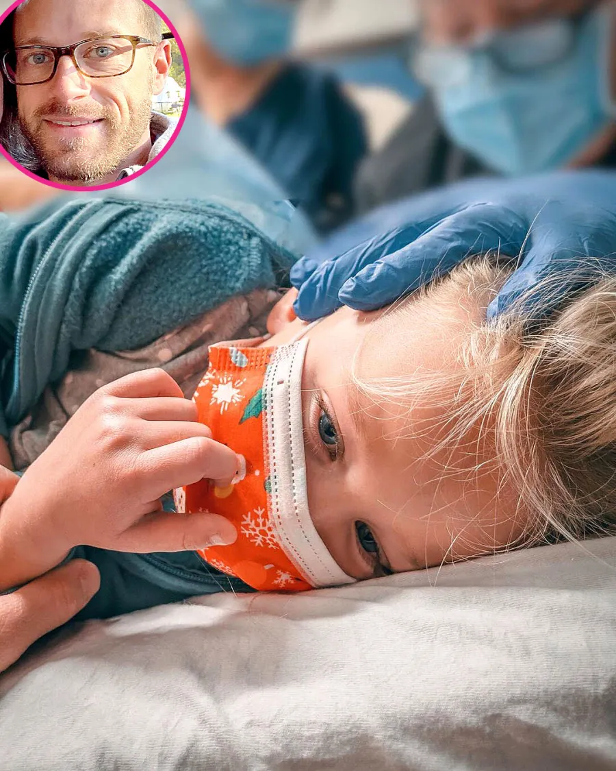 Adam Busby Riley Busby Celebrity Parents Giving Their Kids Face Masks Amid Coronavirus Pandemic