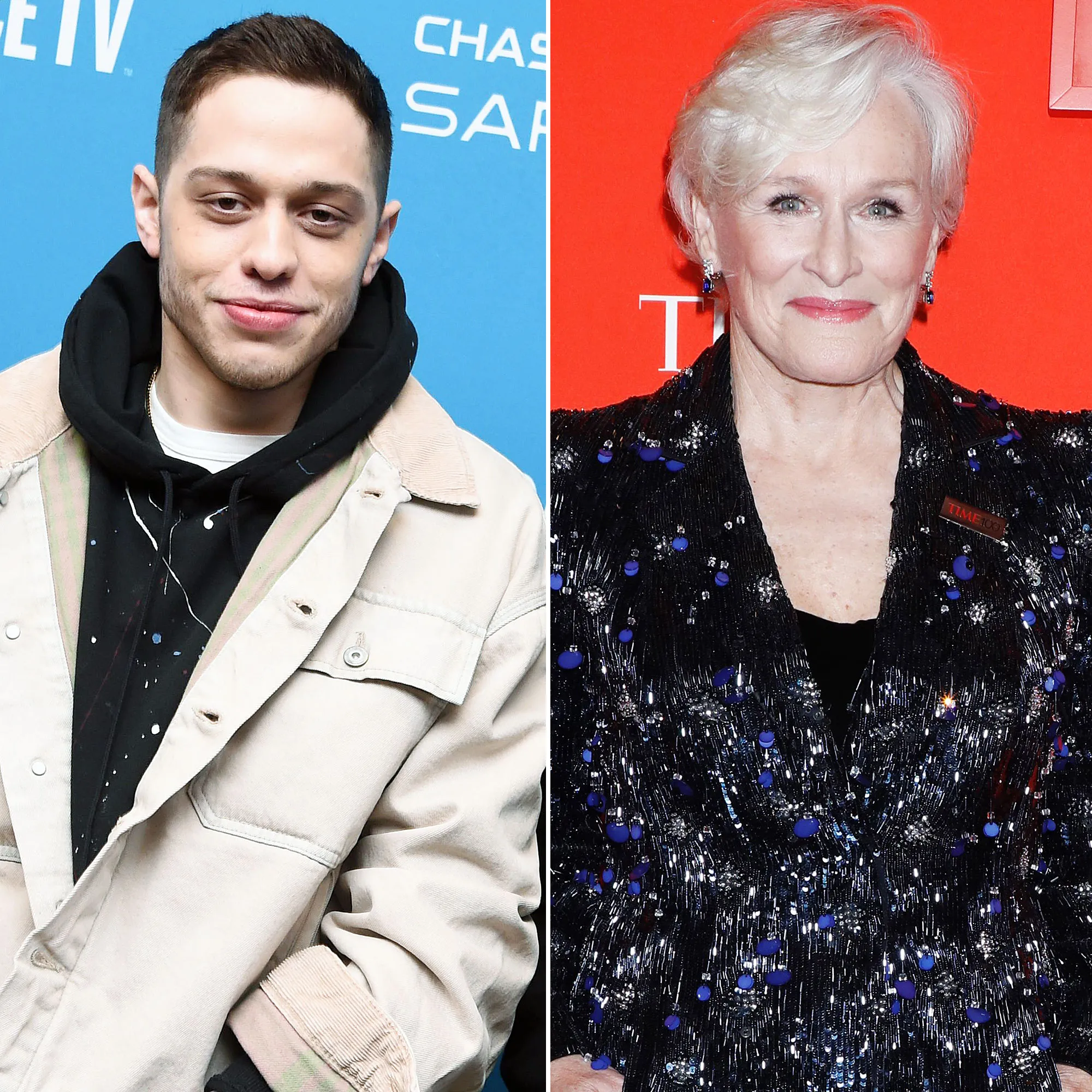 Pete Davidson Tells Glenn Close He Thought She Was British and More Hilarious Moments From New Interview