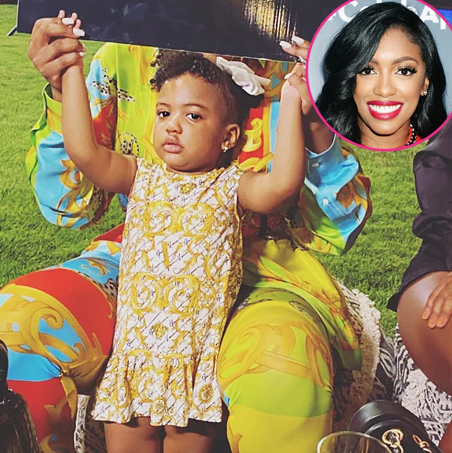 Porsha Williams Daughter Pilar Holding Up A Sign That Says No Justice No Peace