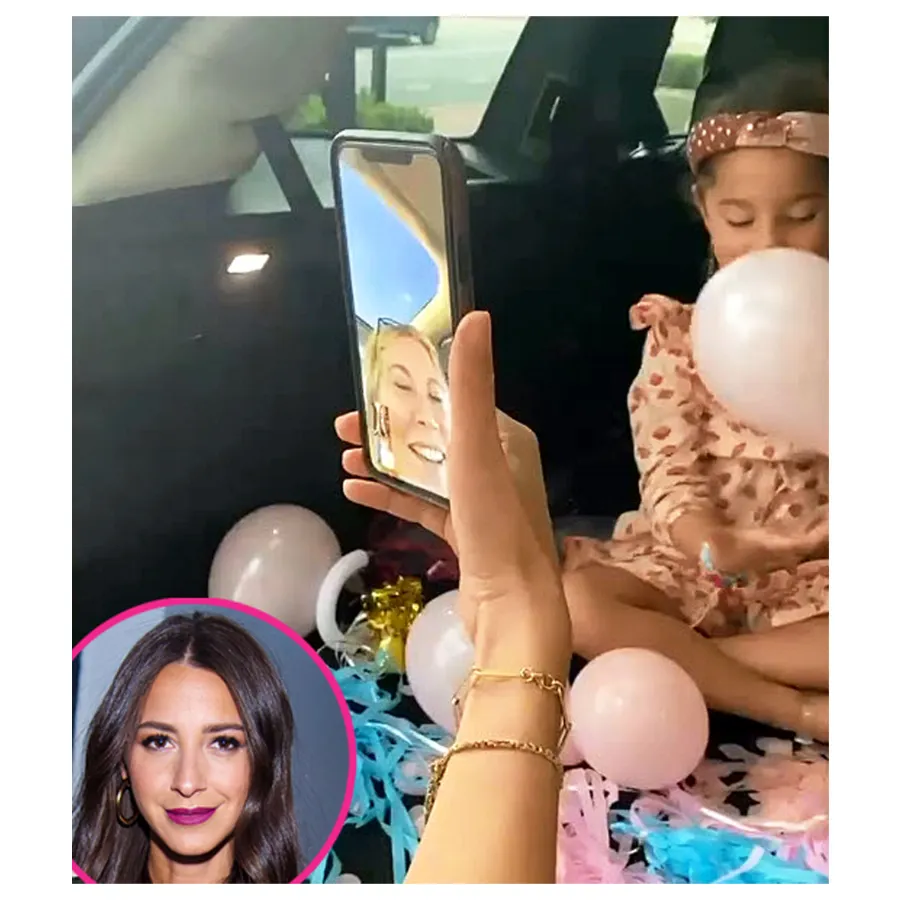 Arielle Charnas Pregnant Celebrities Share Creative Sex Reveals 2021 Party Pics