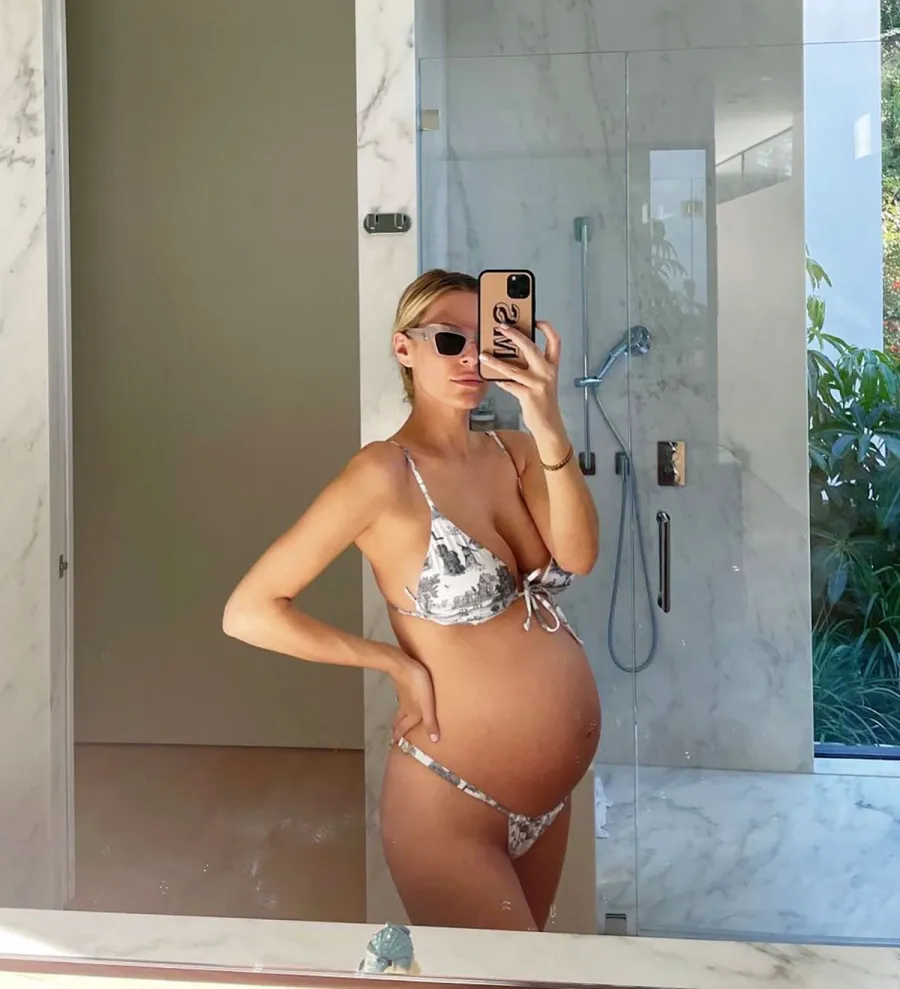 Bikini Bumps! Morgan Stewart, More Pregnant Stars Rocking Bathing Suits