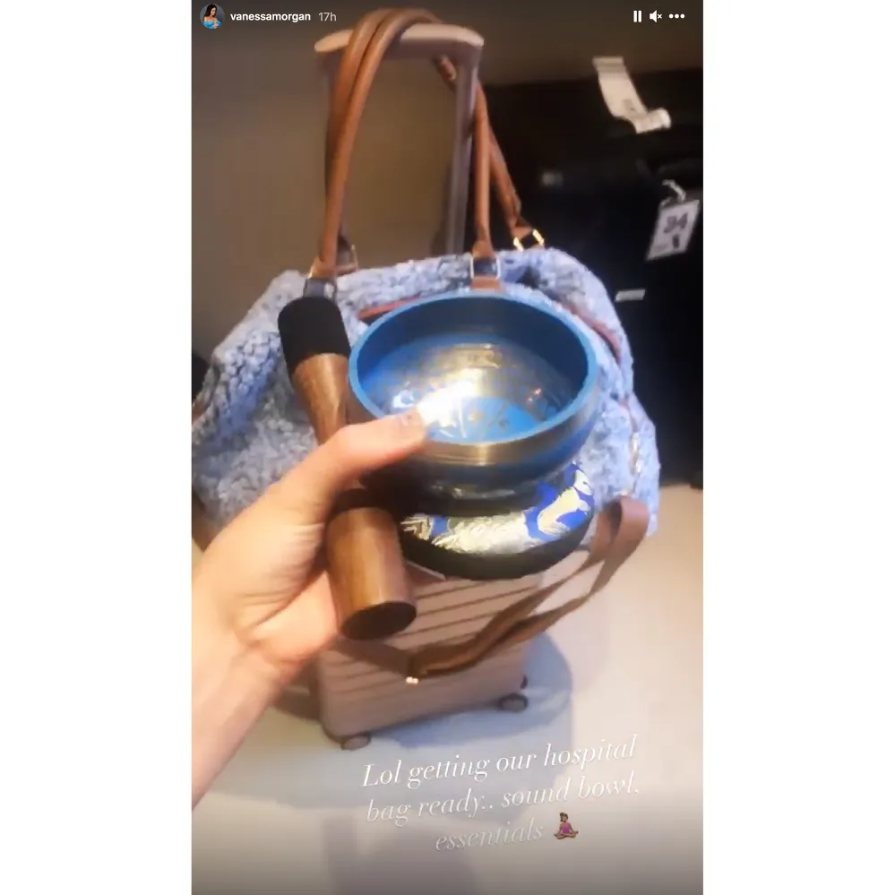 Pregnant Vanessa Morgan Prepares for Babys Birth By Getting Hospital Bag Ready