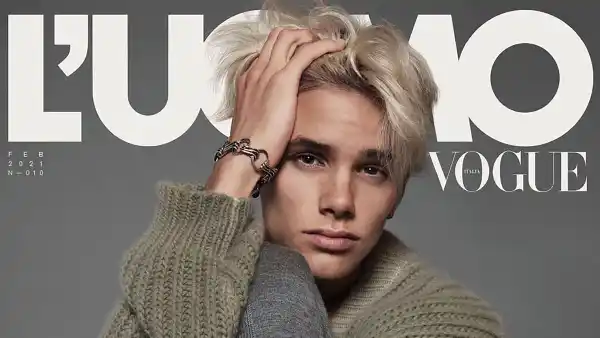 Romeo Beckham Channels Both His Parents for His Magazine Cover Debut