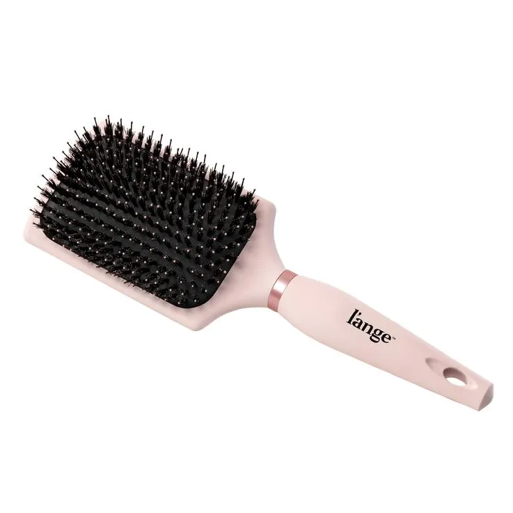 Siena Paddle Brush Blush Nylon Bristle with Boar