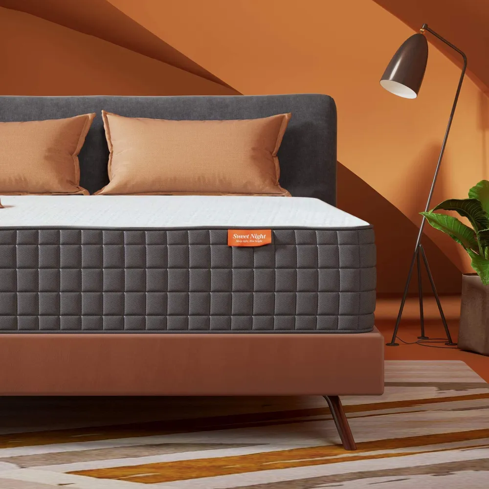 Sweetnight 10 Inch Queen Size Mattress-Infused Gel Memory Foam Mattress for Back Pain Relief & Cool Sleep