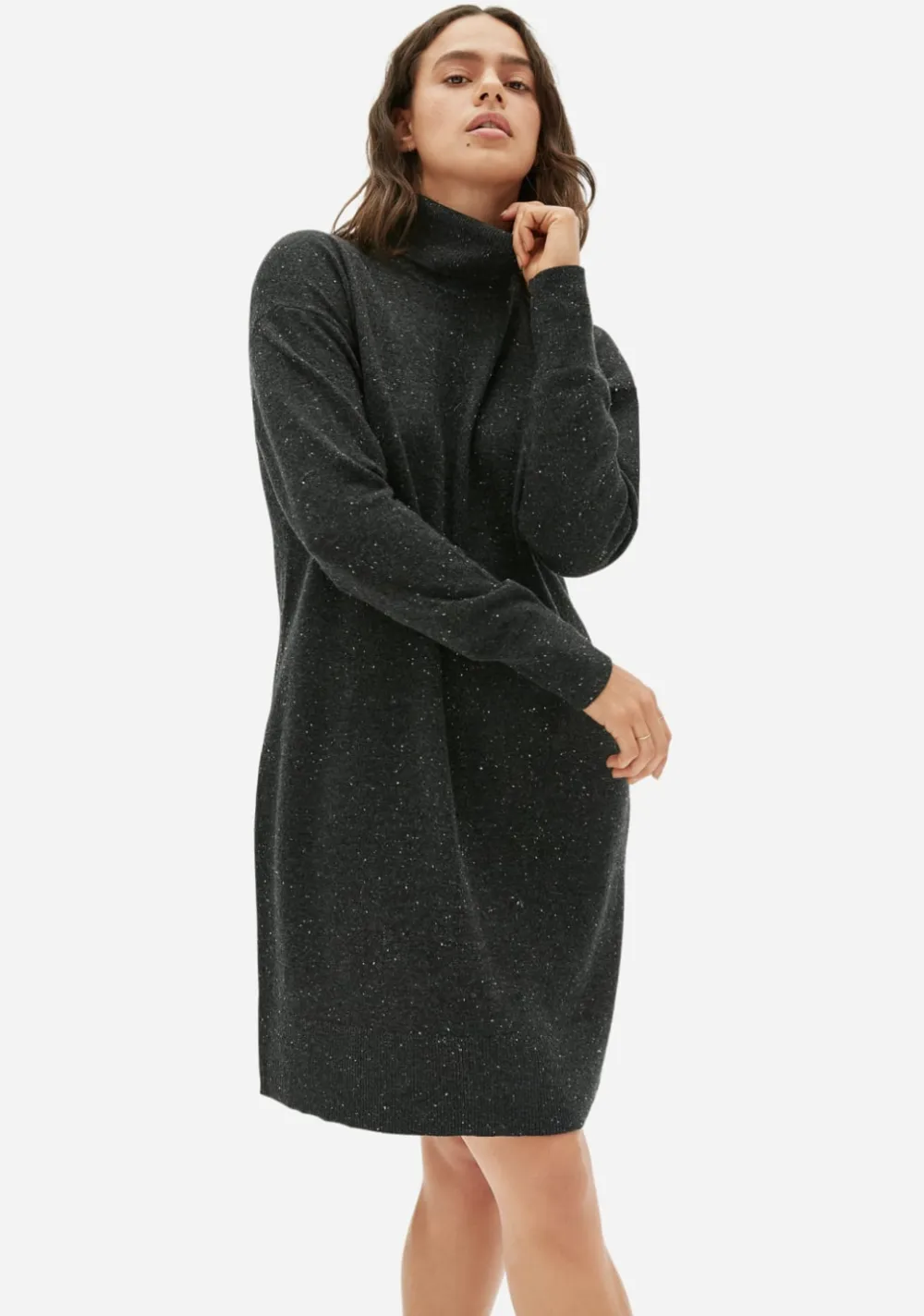 The Cashmere Turtleneck Dress