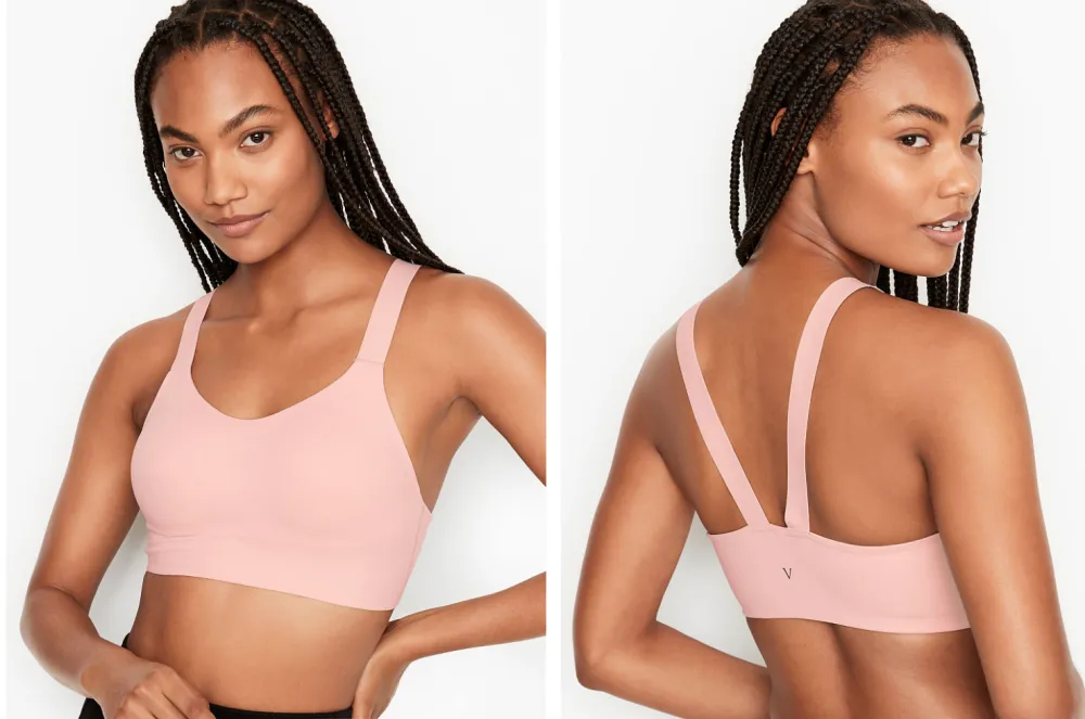 Unlined Long Line Sport Bra