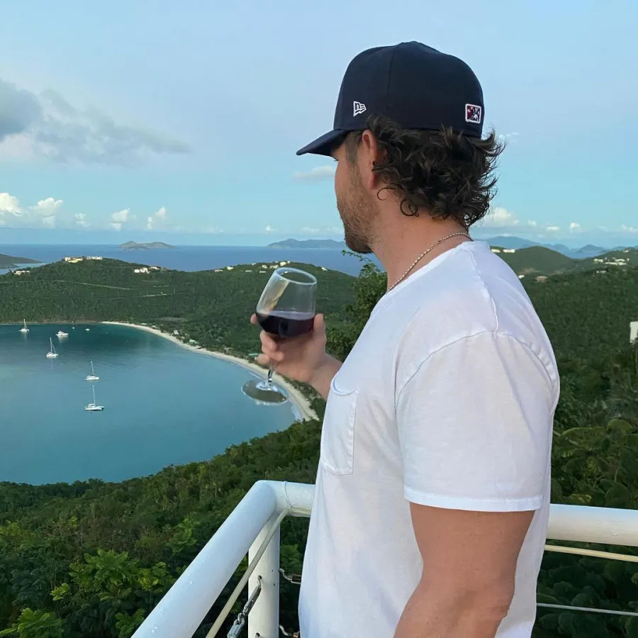 Wine Time Inside Pregnant Lauren Bushnell and Chris Lane Babymoon