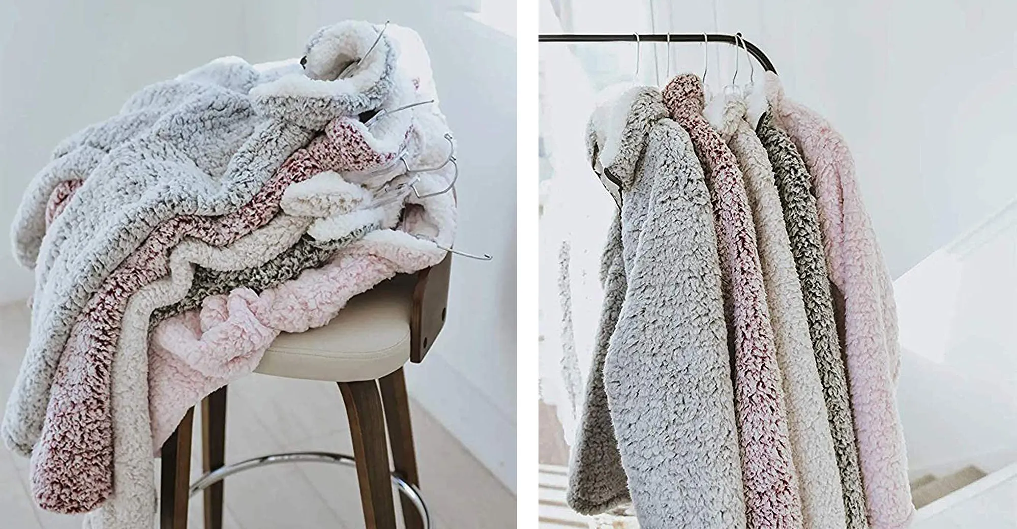 ZESICA Sherpa Fleece Sweatshirt Pullover