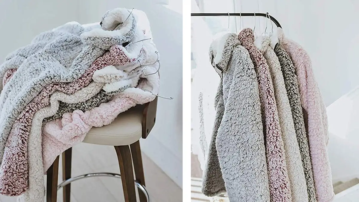 ZESICA Sherpa Fleece Sweatshirt Pullover