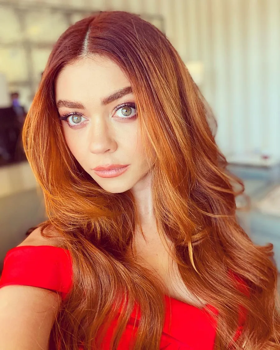 Sarah Hyland Best Beauty at Golden Globes 2021