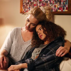 BRIANNE HOWEY as GEORGIA and ANTONIA GENTRY as GINNY in GINNY and GEORGIA What to Watch in Honor of Black History Month and All Year Round