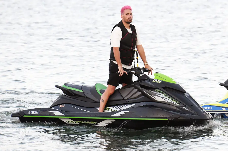 Scott Disick Jet Skis in Miami With Girlfriend Amelia Gray Hamlin