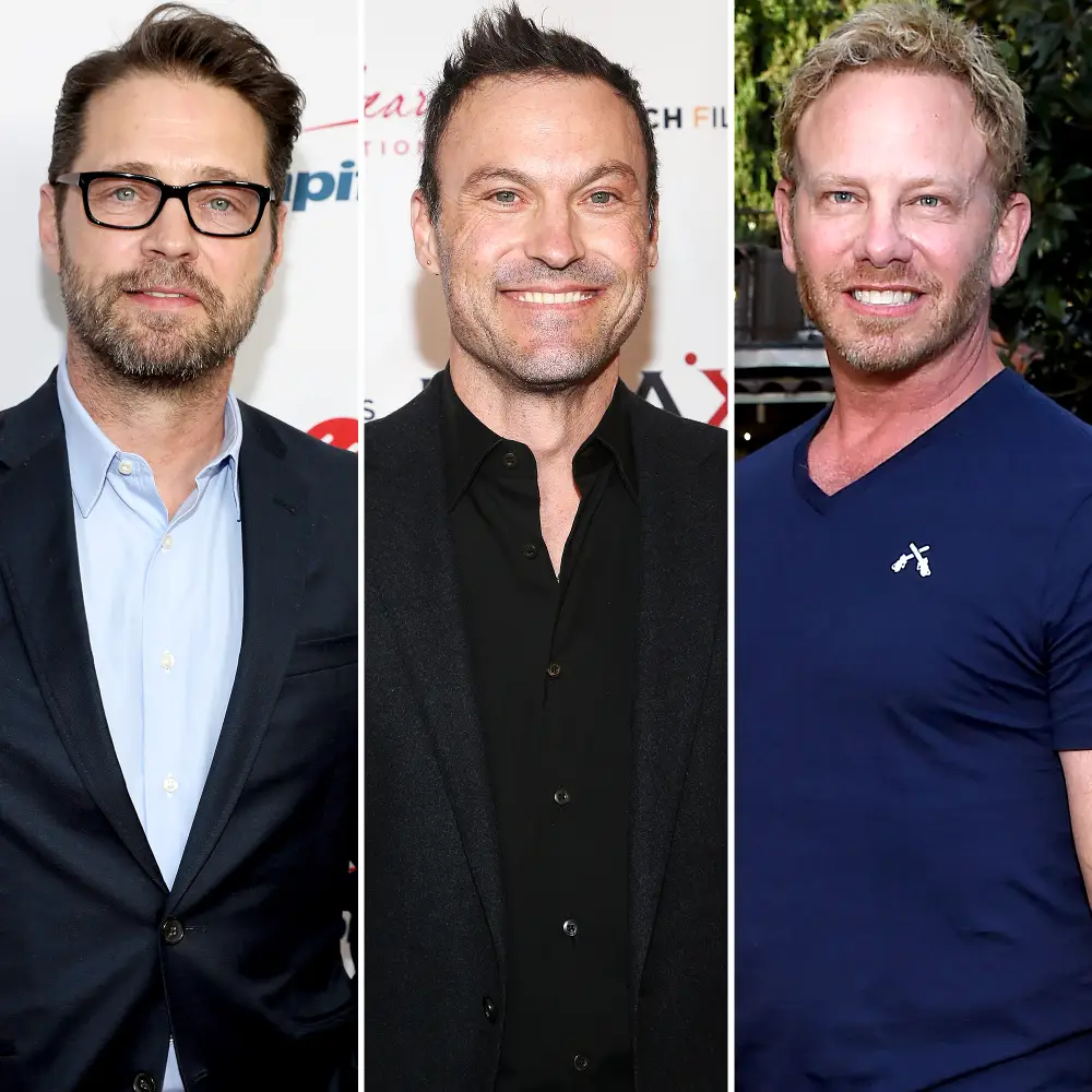 90210&rsquo;s Jason Priestley Brian Austin Green and Ian Ziering Reunite for Lunch Date