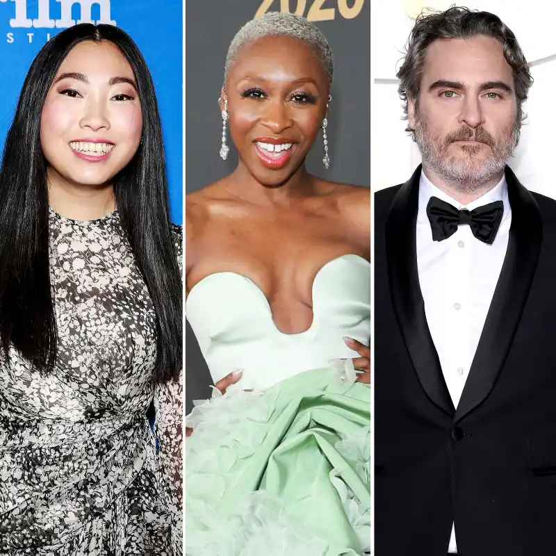 Awkwafina Cynthia Erivo Joaquin Phoenix Presenting Golden Globes 2021
