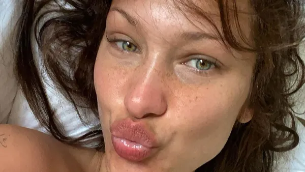 Bella Hadid Shows Off Freckles in Gorgeous Makeup-Free Selfie