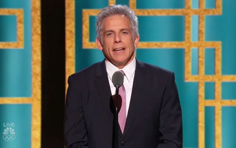 Ben Stiller Jokes He Dyed Hair Gray During Golden Globes 2021