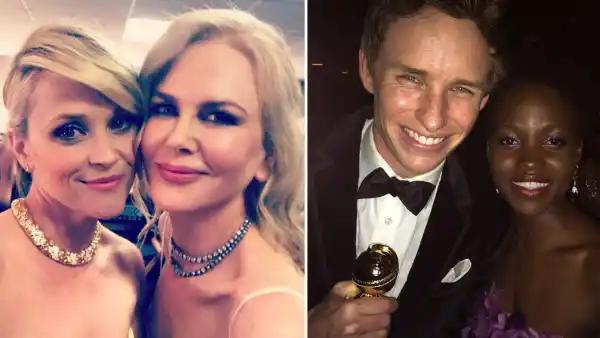 Best Golden Globes selfies