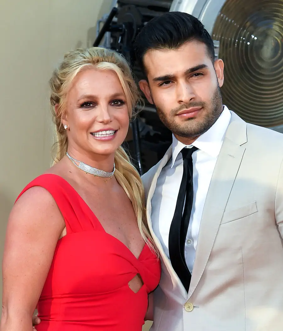 Biggest Cheerleader Every Time Britney Spears Boyfriend Sam Asghari Had Her Back