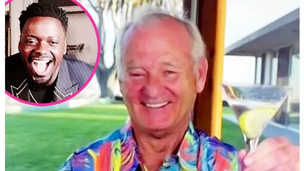 Bill Murray Toasts Daniel Kaluuya During Golden Globes 2021