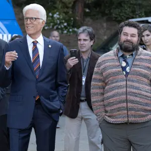 Bobby Moynihan Recalls Awkward 1st Meeting With Mr Mayor Costar Ted Danson Looks Back SNL