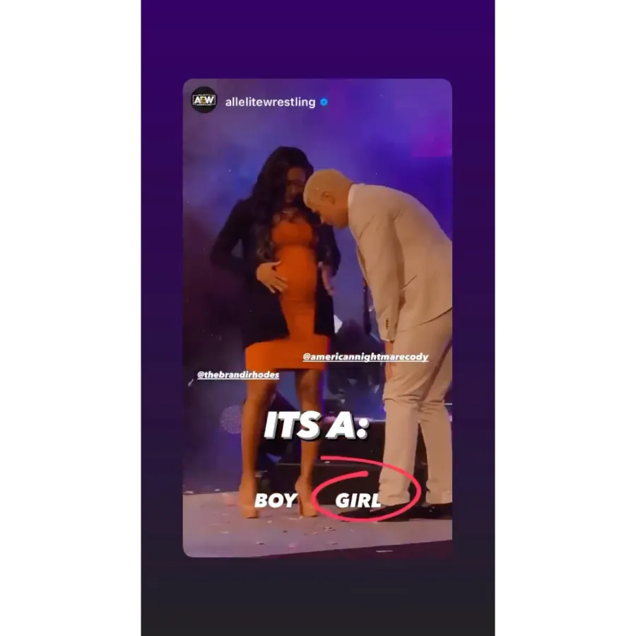 Brandi Rhodes and Cody Rhodes pregnancy reveal