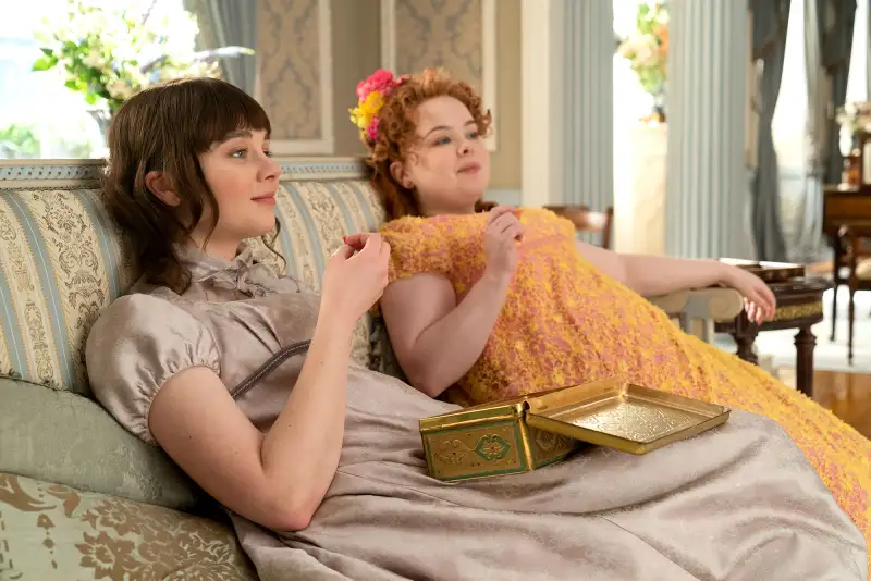 Bridgerton Nicola Coughlan Stabbed Costar Claudia Jessie