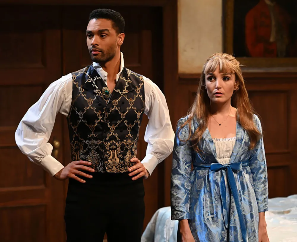 Swoon! Bridgerton&rsquo;s Reg&eacute;-Jean Page Looks Dreamy Hosting SNL: Pics