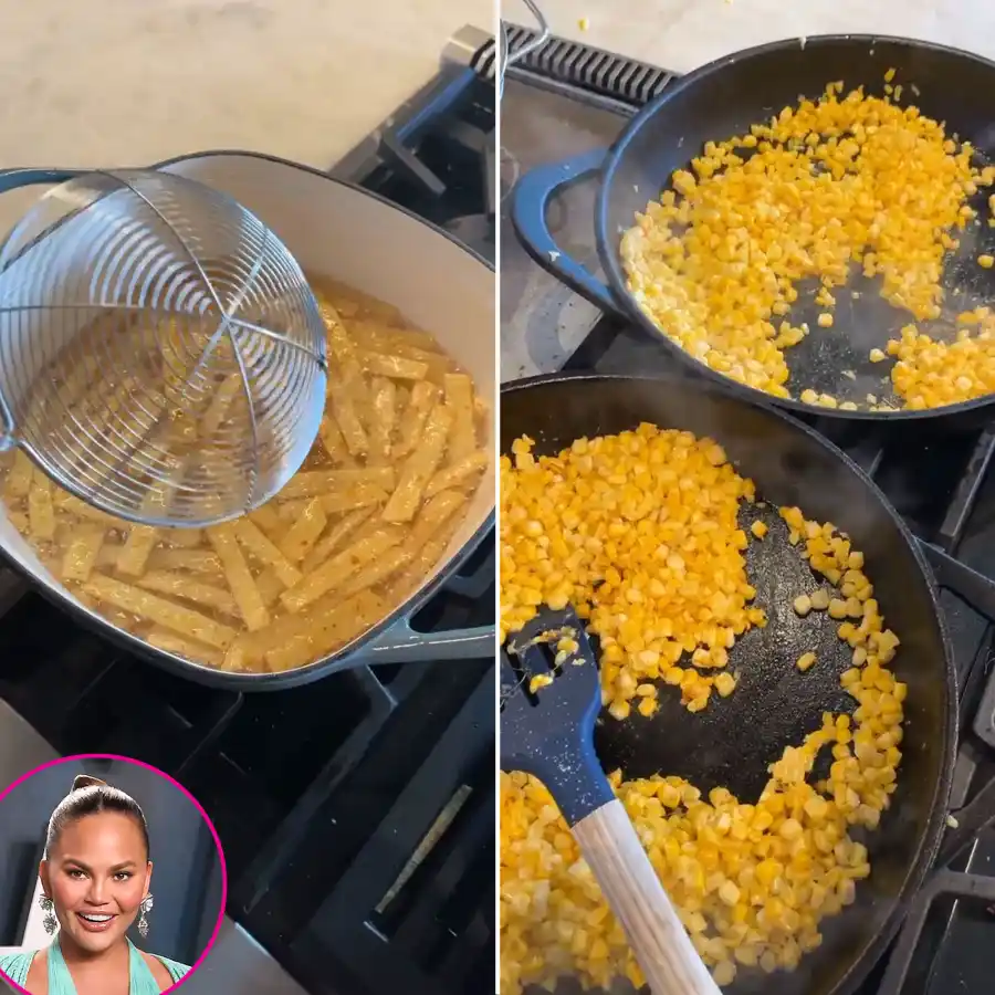 Chrissy Teigen What Stars Ate on Super Bowl Sunday