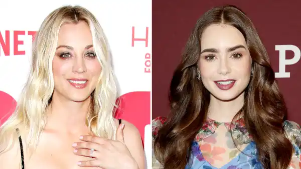 Golden Globes Nominations 2021 Kaley Cuoco Lily Collins and More Nominees React