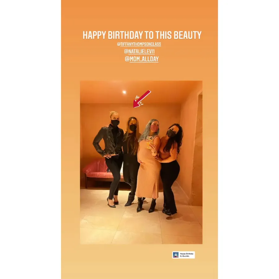 Hilary Duff Pregnant Blue Hair Birthday Party