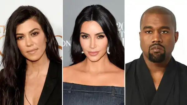 Kourtney Kardashian Is ‘Trying Really Hard to Be There’ for Kim Kardashian Amid Kanye West Divorce