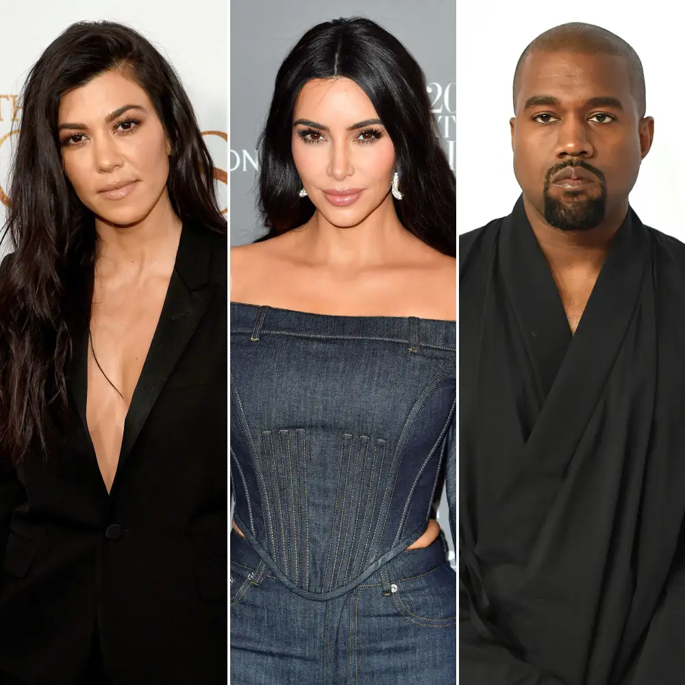 Kourtney Kardashian Is &lsquo;Trying Really Hard to Be There&rsquo; for Kim Kardashian Amid Kanye West Divorce