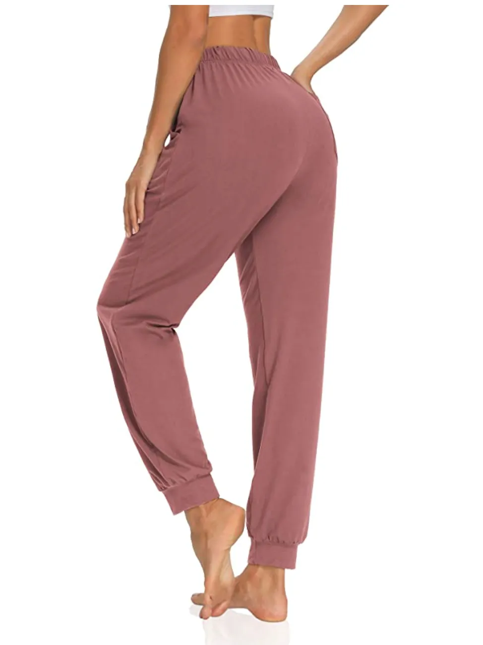 KEEPBEAUTY Women's Yoga Pants Drawstring Comfy Lounge Loose Workout Joggers