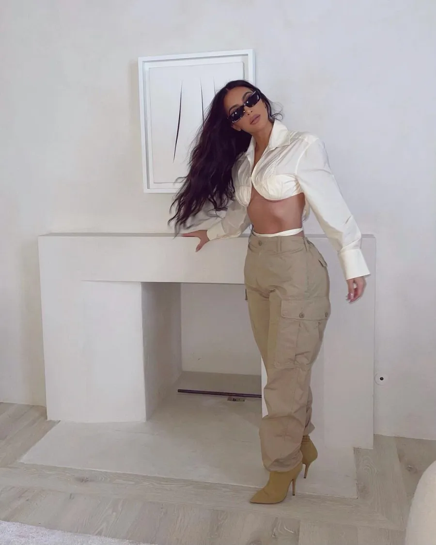 Kim Kardashian Body Evolution Through Years February 2021