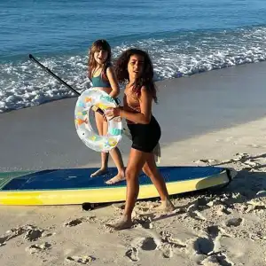 Kourtney Kardashian Shares Beach Pics of BFFs Penelope and North: 'Daydreaming'