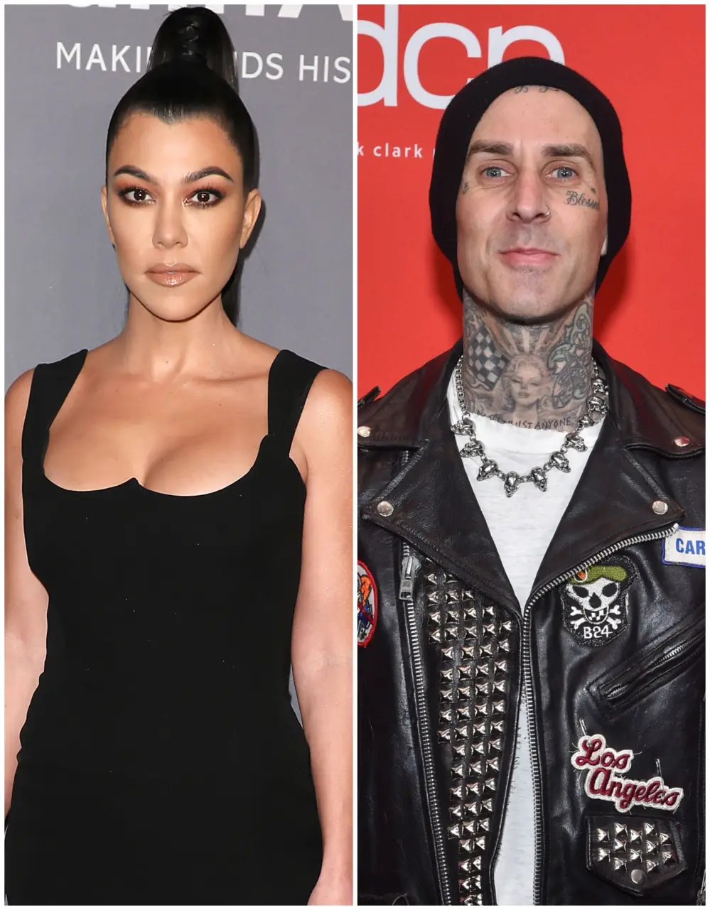 Kourtney Kardashian and Travis Barker Go Instagram Official, Hold Hands