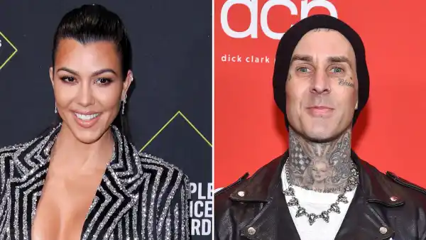 Kourtney Kardashian and Travis Barker Spent Their 1st Valentine Day Together