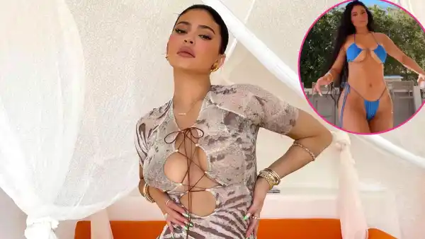 Kylie Jenner Shows Off Her Curves in Barely-There String Bikini