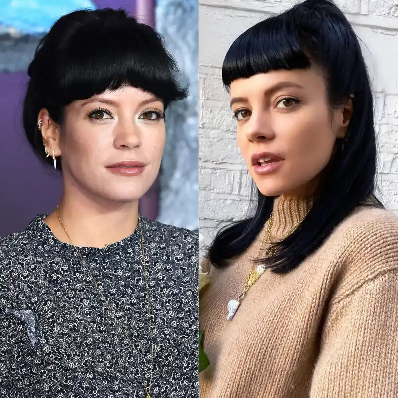 Lily Allen Debuts the Chicest Baby Bangs