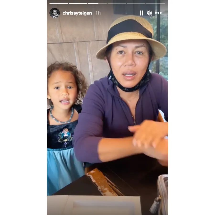 Luna Legend with Grandma princess dress