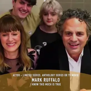 Mark Ruffalo’s Kids Adorably Crash His Zoom Acceptance Speech at Golden Globes 2021