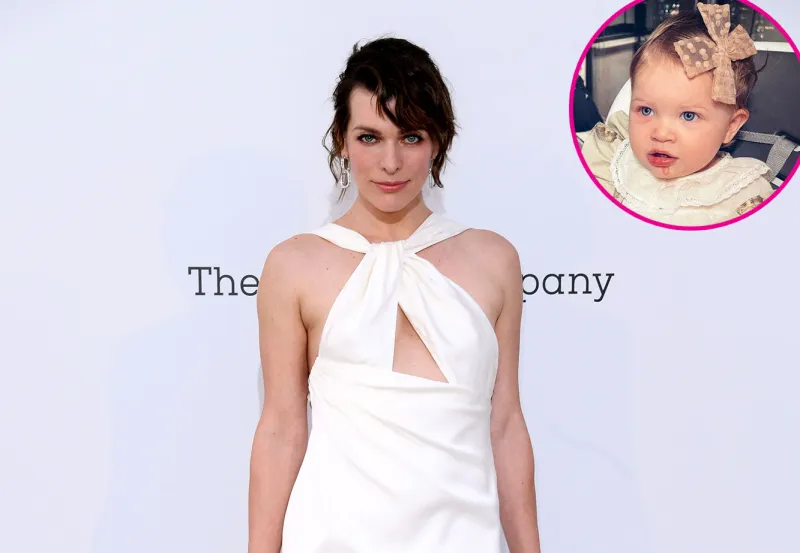 Milla Jovovich Osian Jovovich-Anderson 1st Birthday