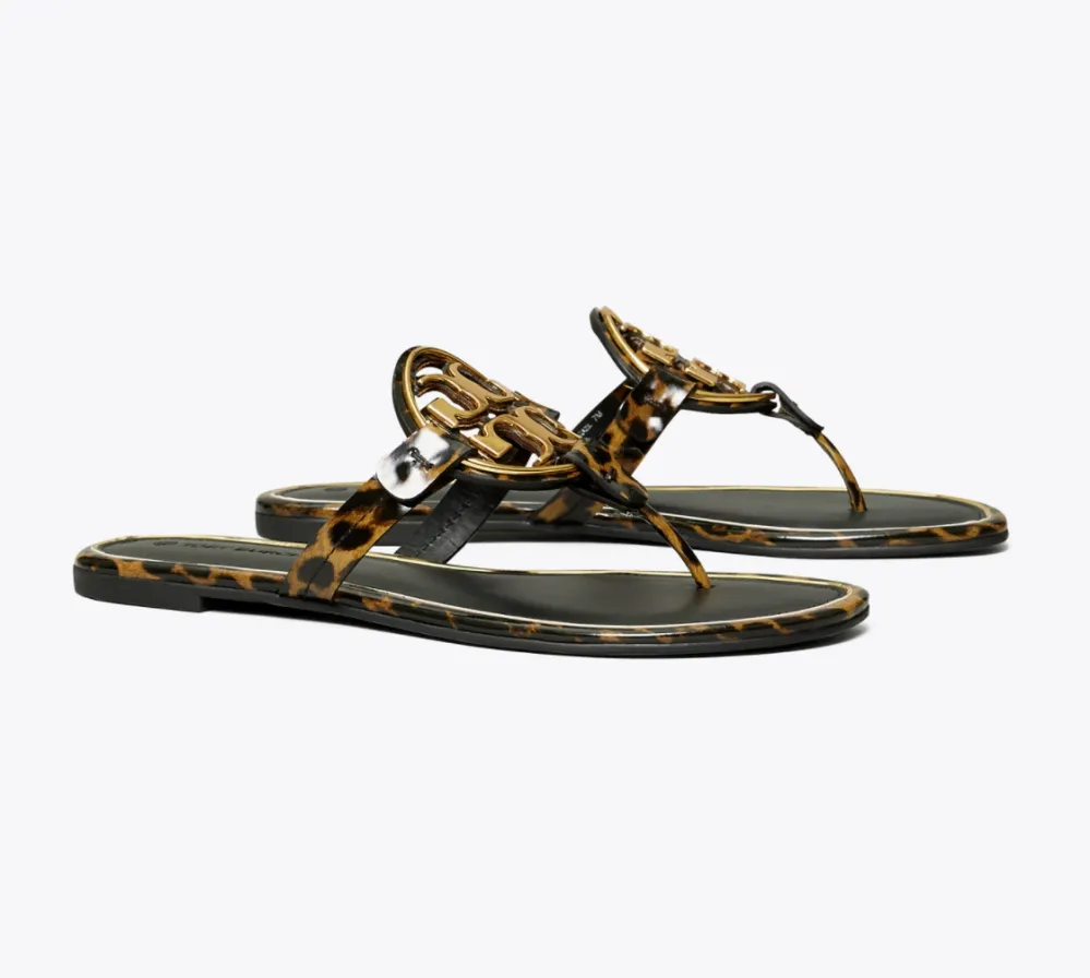 Miller-Metal-Logo-Sandal-Printed-Patent-Leather