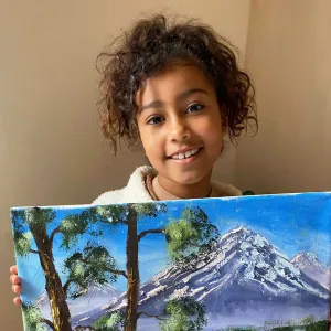 North West Scores Personal Invite to Bob Ross Museum After Creating Her Viral Painting