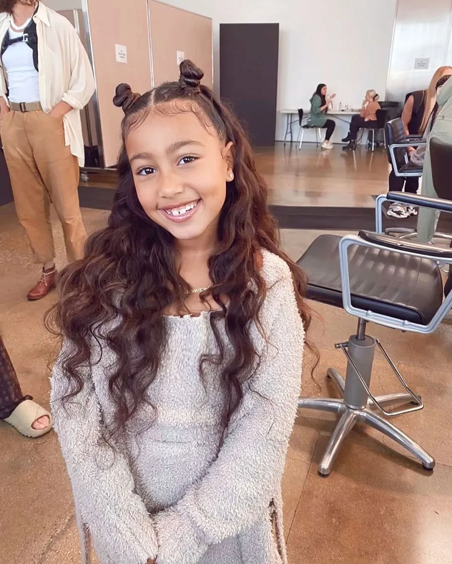 North West Wearing Skims