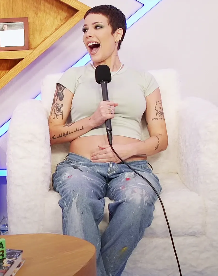 Pregnant Halsey Shares Baby Bump Pics Ahead of 1st Child’s Arrival 4