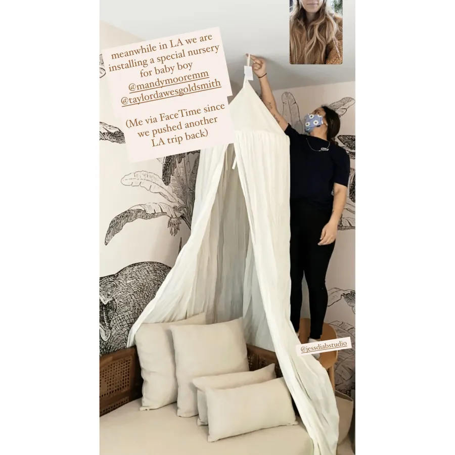 Pregnant Mandy Moore Gives Sneak Peek of Nursery Ahead of Her 1st Child’s Arrival